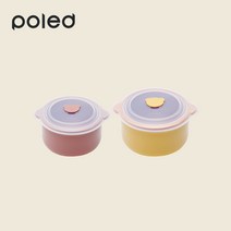 폴레드 도자기 이유식용기 250ml+400ml 2종세트(컬러선택), 블루베리잼250ml, 스트로베리문400ml, 블루베리잼250ml/스트로베리문400ml