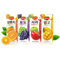 델몬트 드링크 190ml (오렌지x32팩) + (사과x24팩), 56팩