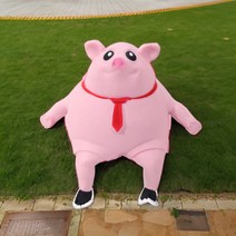 스트레스 감압 돼지 인형 불쾌지수 제로 말랑이 틱톡 탄성 늘어나는 인싸 파티 틱톡돼지 장난감 때리고 꼬집고 던지기 신축성 토이 15cm x 15cm