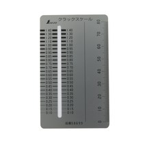 신와 크랙게이지 S-58699 스텐 균열게이지 콘크리트균열자 크랙자 균열자, S-58697(카드형 폴리에스테르)