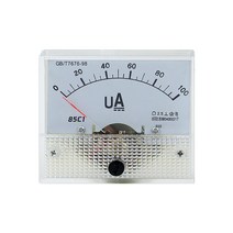 측정공구 포인터 테스터 DC 50uA 전류 Micro-ampe100uA 패널 미터, 0-200uA