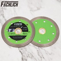 FACHLICH 다이아몬드 커팅 블레이드 톱 커터 세라믹 메쉬 터보 컷 디스크 도자기 타일 대리석 4 인치 4.5 5, 01 4inch 105mm_01 1pc