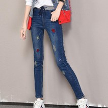 오르난 여성 청바지 자수 wa1714