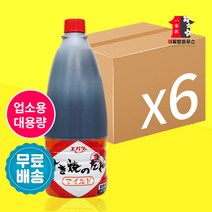 에바라 스키야끼소스 1670g x 6개 스키야키 일본간장 국간장 어간장 쯔유 스끼야끼 모츠나베 만능간장 정식수입