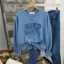 상상그이상 여성용 국내제작 비마이 맨투맨 부드러운 특양면소재 촉감좋은 구김없는 귀여운 러블리한 포인트 캐주얼 티셔츠 가성비 좋은 세미크롭 꾸안꾸룩