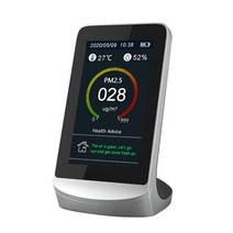 미세먼지측정기 Dienmern 다기능 공기 품질 모니터 pm2.5 감지기 가스 분석기 먼지 센서 lcd 디스플레이 테스터 실내 오염 측정기 공기질측정기 9, 협력사, 검은 색