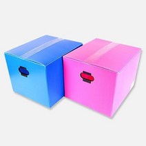 이사박스 피피박스 중 40cmx35 W, 핑크