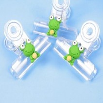 문구 문구집게 문서 사무 사무집게 서류 집게 클립 플라스틱 플라스틱집게 개구리 메모