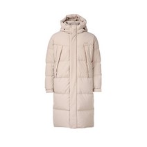 GUESS 남녀공용 후드 롱다운