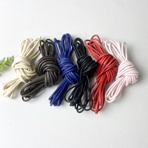 핀쿠션 타래)3mm 오시도리 면끈 스트링끈 후드끈(200마), 검정