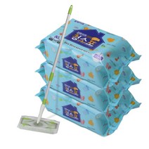 참화이트 향균 물걸레 습식 청소포 250매 50매x5팩 표준형, 1개