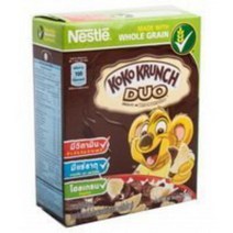 Nestle Koko Krunch Duo Chocolate and White Chocolate Flavoured Whole Grain Wheat Curls Breakfast Ce, 1