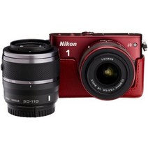 니콘 FM2 필름카메라 n1j3bk 미러리스 slr 1 j3 바디 블랙 중고, 빨간색, 제한된 30-110mm 더블 줌 세트