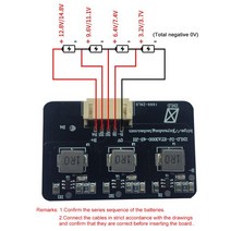 BMS 2S-8S .2A 밸런스 보드 Lifepo4 LTO 배터리 활성 이퀄라이저 에너지 전송 보드 3S 4S 5S 6S 7S 8S 전, 01 4S