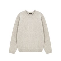 Basic Cashlike Round Knit - Beige