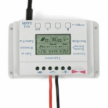 멀티미터 20/30/40/60/80A 12V/24V LCD MPPT 솔라 패널 레귤레이터 충전 컨트롤러 3 조명 시스템로드 라이트 및 타이머 콘트롤, [01] T40