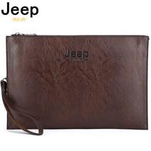 JEEP BULUO 패션 비즈니스 스타일 남성 핸드백 부드러운 PU 가죽 클러치 백 남성 카드 지갑 우아한 레저 세련된 남성 파우치