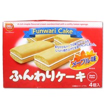 델리 메이플 플레이버 케이크 72g, 12개