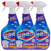 유한락스 곰팡이 제거제 600ml, 3개