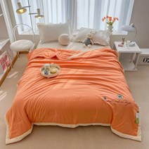 록신 여름 이불 싱글 더블 에어컨 이불 기계 빨 수있는 얇은 이불