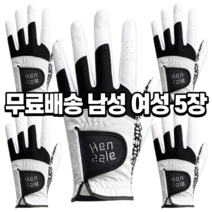핸즐 왼손 오른손 양손 연습용 실리콘 추천 기능성 논슬립 골프장갑 5장, 남성 왼손