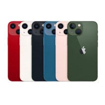아이폰13 mini 128G/미사용/가개통/새제품급/최신폰/알뜰폰사용가능/요금제맘대로, 박스풀셋-레드, 128GB