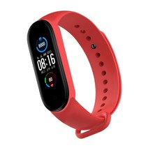 Xiaomi Mi 7 6 5 4 3 팔찌 실리콘 팔찌 손목 스트랩 MiBand 3 4 band5 band6 Smartwatch 액세서리, 04 4_05 For Mi Band 7