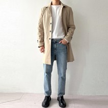 빠니깔레 루즈핏 더블 트렌치 코트 D-EBBY51