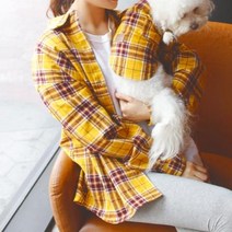 애견 견주 커플룩 버든 반려동물 셔츠 옷 그린:2XL