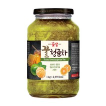 꽃샘 꿀 청귤차 1kg / 전통차 과일청 액상차 홈카페 에이드, 1개, 1개