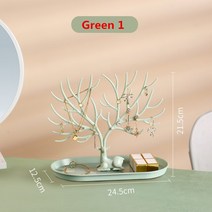 진열대 정리 수납 우리는 Antlers 나무 산호 보석 귀걸이 목걸이 반지 팔찌 쥬얼리 케이스 및 디스플레이 스탠드 트레이 트리 스토리지 선물, [08] H