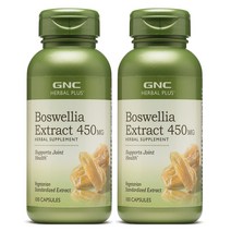 GNC 보스웰리아 추출물 450mg 캡슐, 100개입, 2개