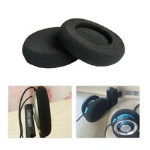 Farfi 2 쌍 5cm 소프트 헤드폰 스폰지 커버 귀 패드 쿠션 PX100 / PX100II PX200 PX80 PC131 KOSS PP 용 교체, 검정