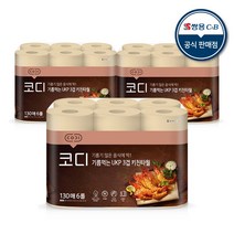 코디 기름먹는 UKP 3겹 키친타올 130매, 6롤, 3개