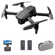 GoolRC LS-XT6 미니 드론 6 축 자이로 3D 플립, 4K 듀얼 카메라 + 보관 가방, 배터리 2 개