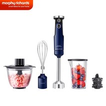 음식물처리기웰싱 캐리어음식물처리기 Morphy Richards 4 in 1 다기능 600W 전기 핸드 스틱 블렌더 침수 핸, 02 파란_01 4 1_04 KR
