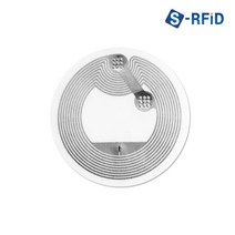 S-RFID NFC 태그 스티커 칩 라벨 카드 인쇄 제작, 1개, 11.원형 NFC 투명 스티커 태그(No.213)