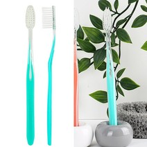 일회용칫솔 대용량 고급 미세모 개별포장 펜션 치과 치솔 모텔, 200개, 고급미세모 원터치 (그린)