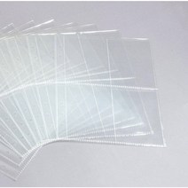 6공 다이어리 A5 포토카드 바인더 포카 클리어 파일 파우치 [10매], 포카 파우치 십자형 10매