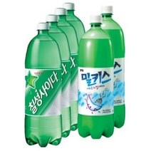 칠성사이다 + 밀키스, 1.5L, 2세트