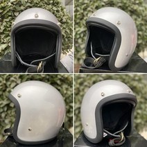 덱스톤500tx 시스템 헬멧 TT & CO-CASCOS 500TX 레트로 빈티지 오픈 페이스 오토바이 헬멧 로우 프로파일 감소 일본 한국 스타일 유리섬유 작은 쉘 Casque, XL, SLIVER