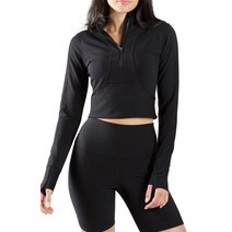 90 DEGREE BY REFLEX Interlink Ribbed Half Zip Jacket