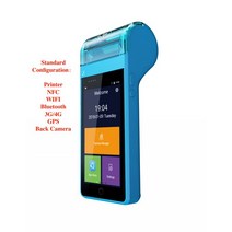 영수증사진기 포토프린터 휴대용 POS 터미널 EMV PCI 인증 모바일 결제 안드로이드 기계 NFC 신용 카드 리, 01 Standard Function