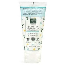 Earth Therapeutics 어스 테라피스틱스 티트리 오일 풋밤 6oz(177ml), 6 Fl Oz (Pack of 1)