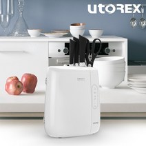 유토렉스 칼 수저 식기 살균 건조기 UV살균 온풍건조 블럭