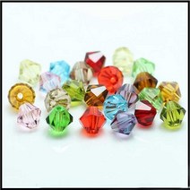 3/4/6mm0/500알 크리스탈다이아몬드비즈핸드메이드DIY 비즈유리산구슬편팔찌믹스, 6mm믹스500개