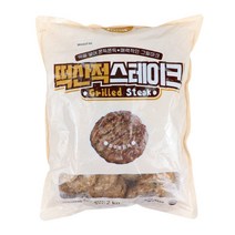 맘모스 떡산적스테이크 2kg 떡갈비 업소용 대용량, 1개