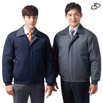 경신코리아 겨울 남자 작업복 상의 점퍼 자켓 잠바 근무복 방한복 정비복, KSK-09(회색)