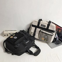 남녀공용 캐쥬얼 스트릿 매쉬 포켓 메신저 크로스백