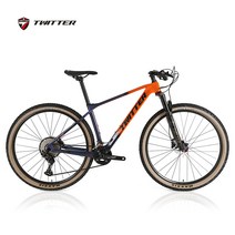 트위터자전거 PREDATOR XT8100 24단 풀카본 변색도장, 100%완조립배송, 17/27.5, 카멜옐로우